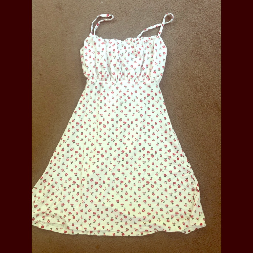 Nasty Gal Floral tie back dress